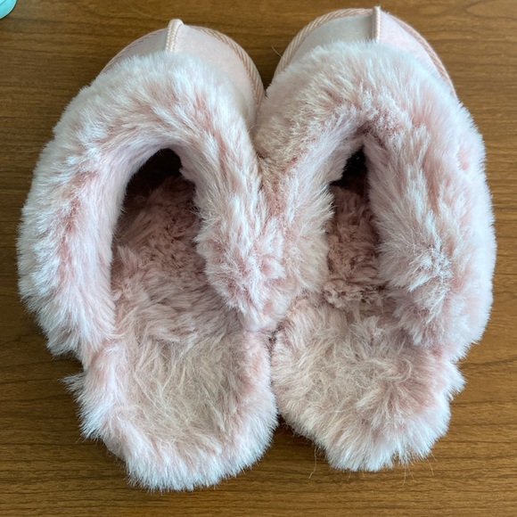 Cat & Jack Girl's Carmen Scuff Slippers-Size 13-Pink - Picture 3 of 4